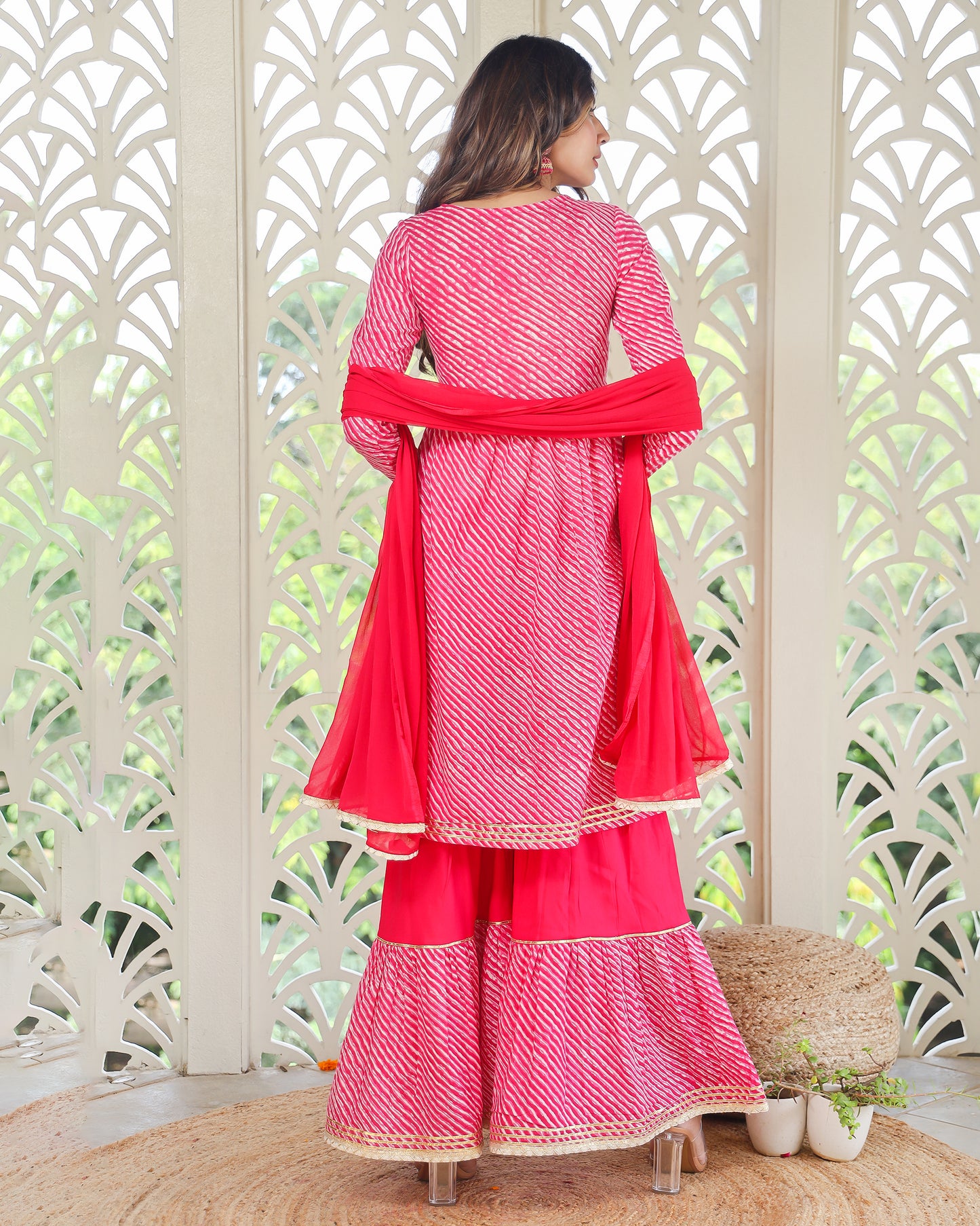 Lehriya Sharara Set With Gotta