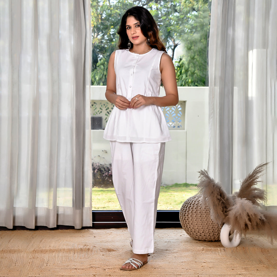 Daisy White CoOrd Set