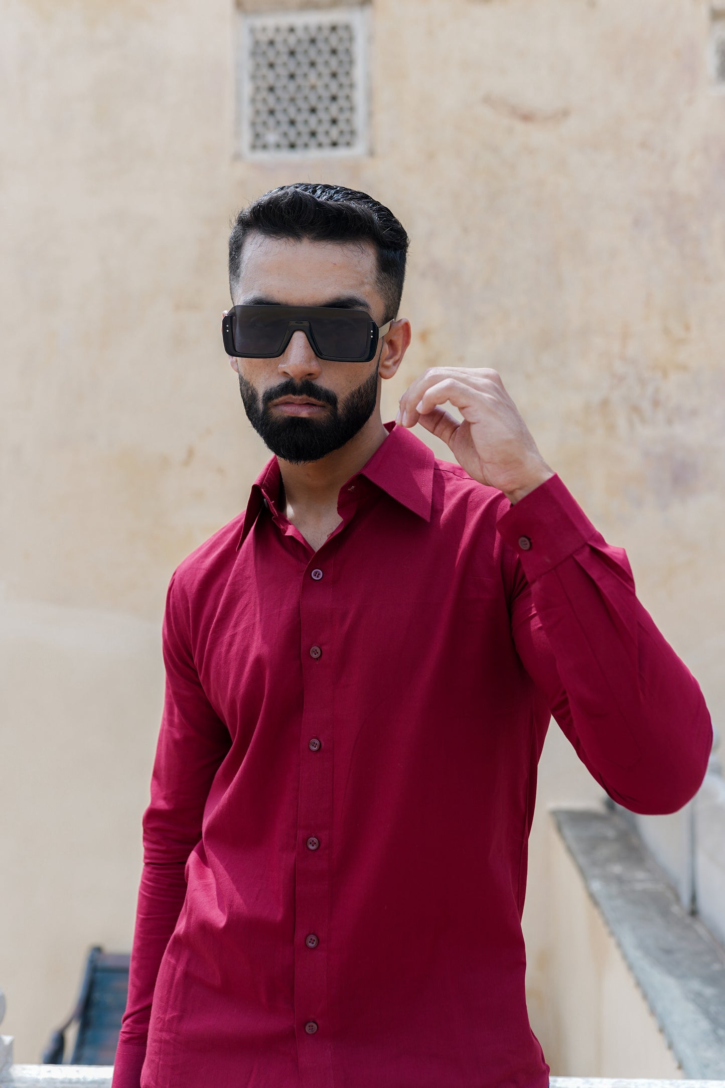 Scarlet Red Mens Shirt