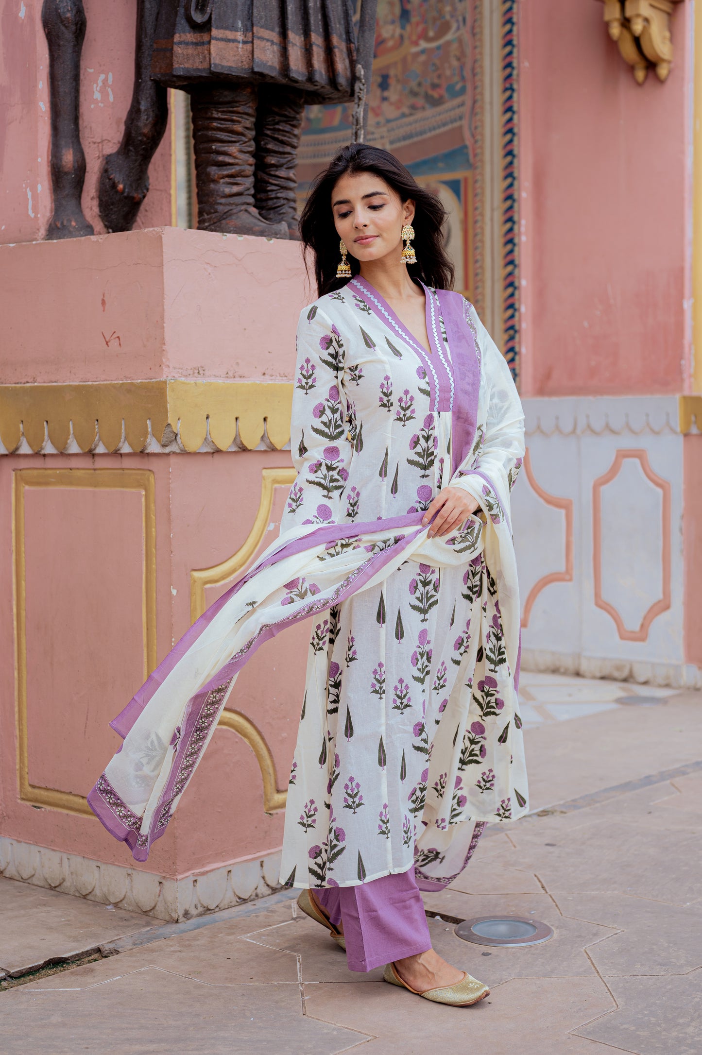 Orchid Purple Suit Set