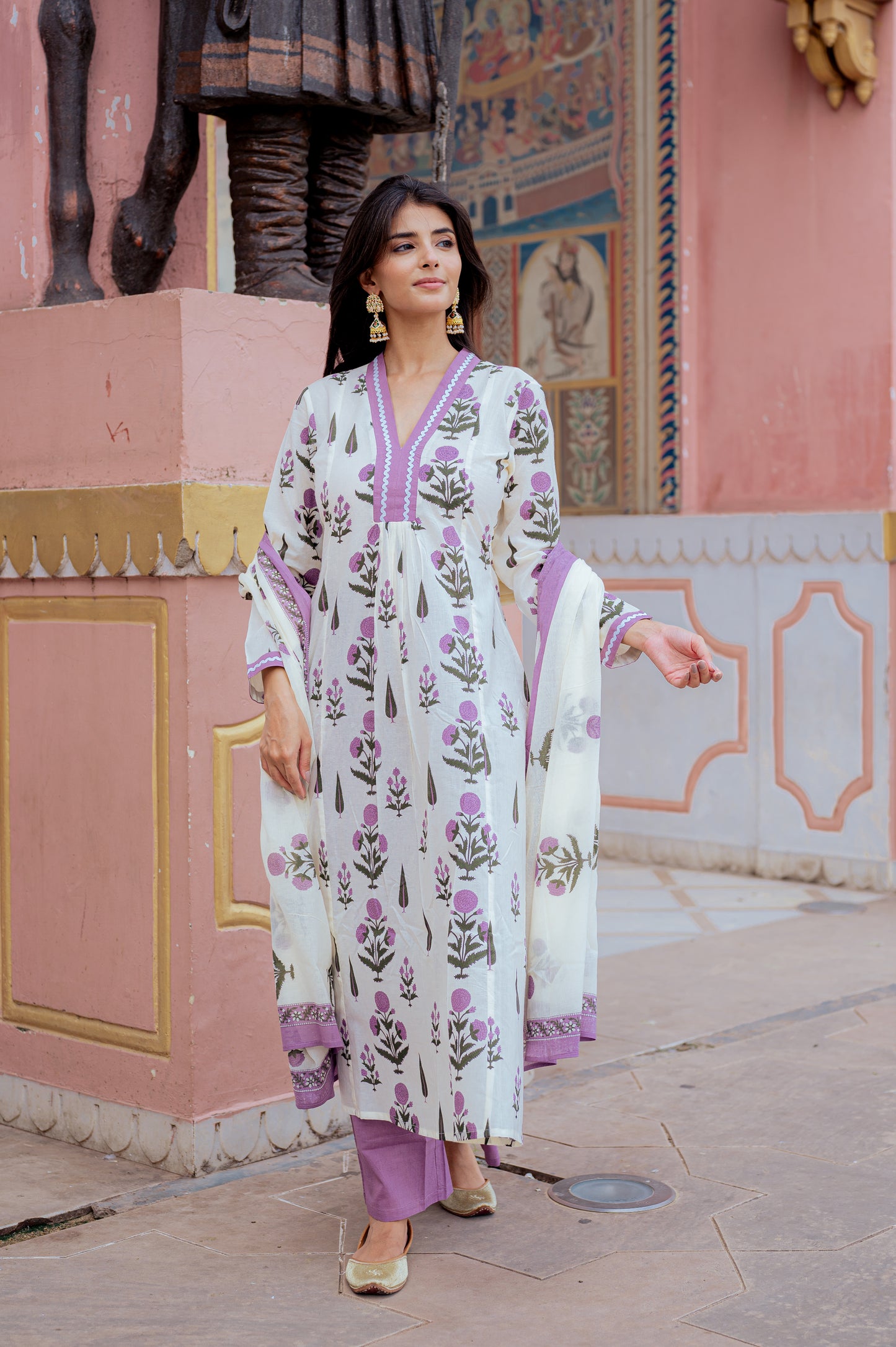 Orchid Purple Suit Set