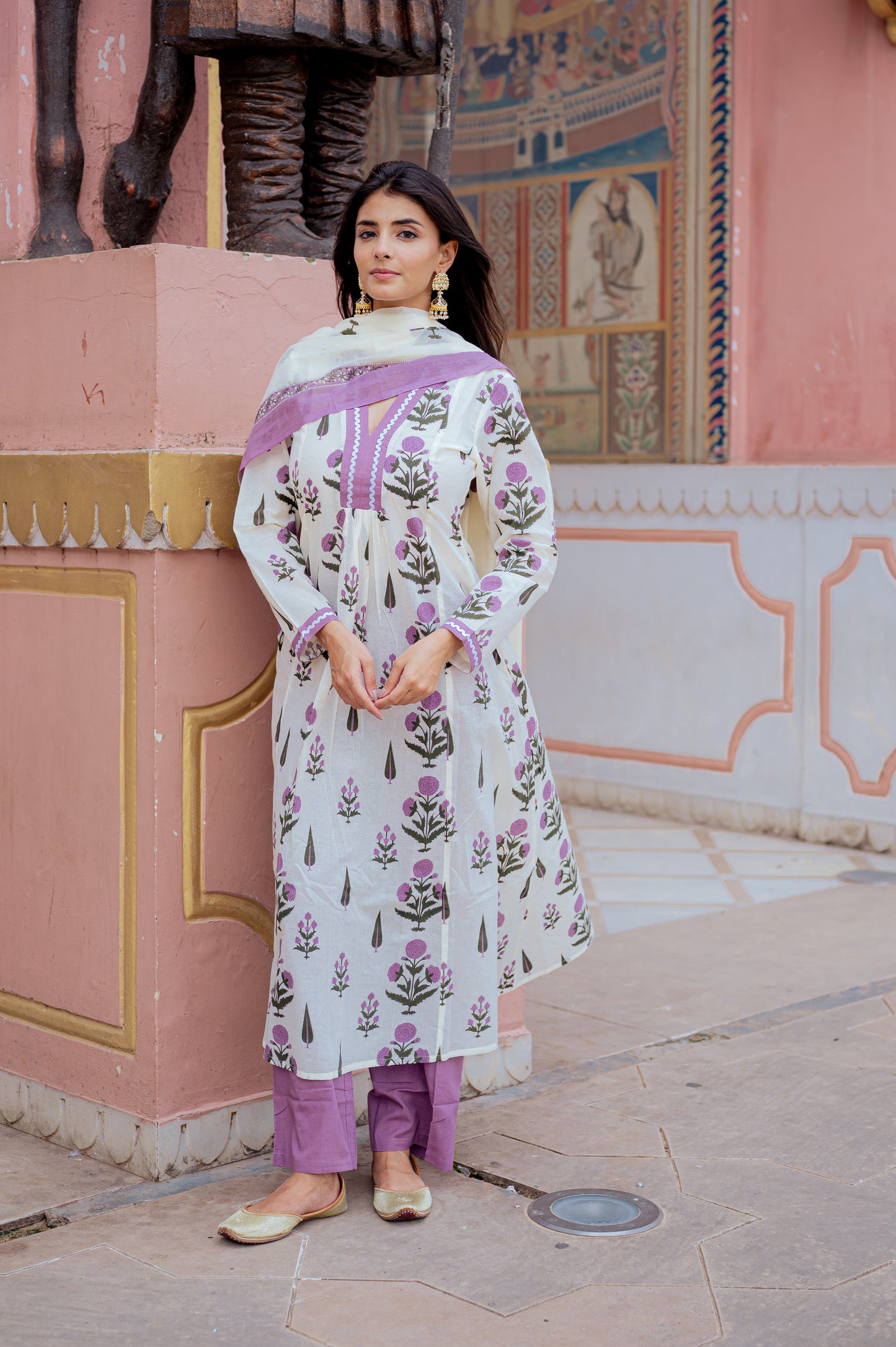 Orchid Purple Suit Set