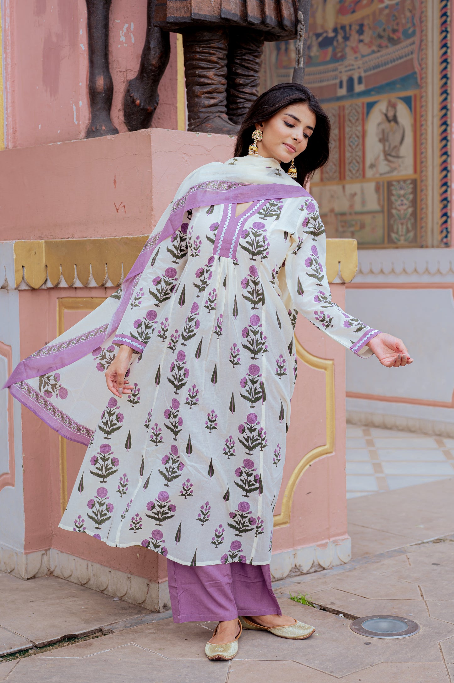 Orchid Purple Suit Set
