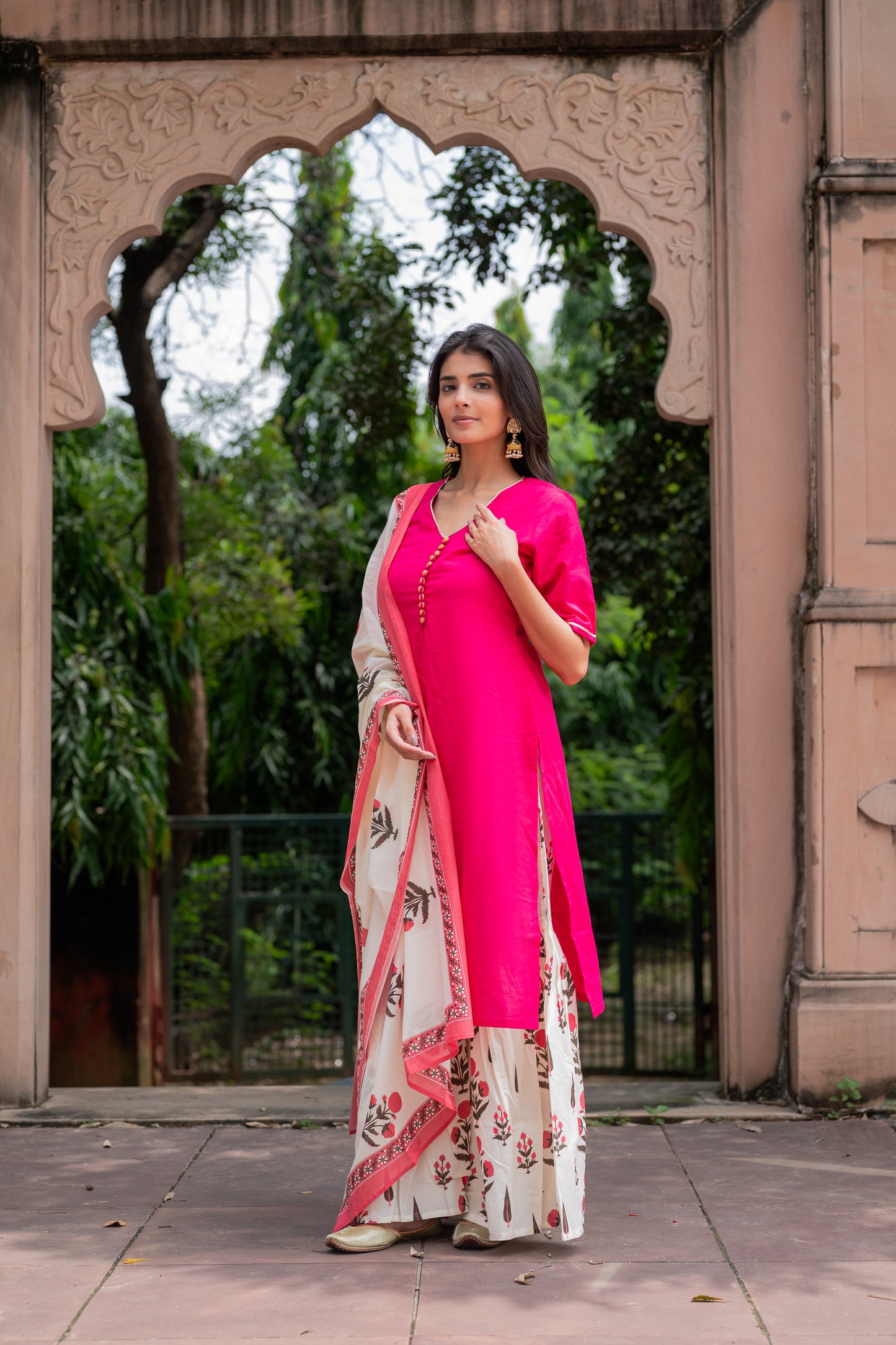 Gulabi Baghi Sharara Set