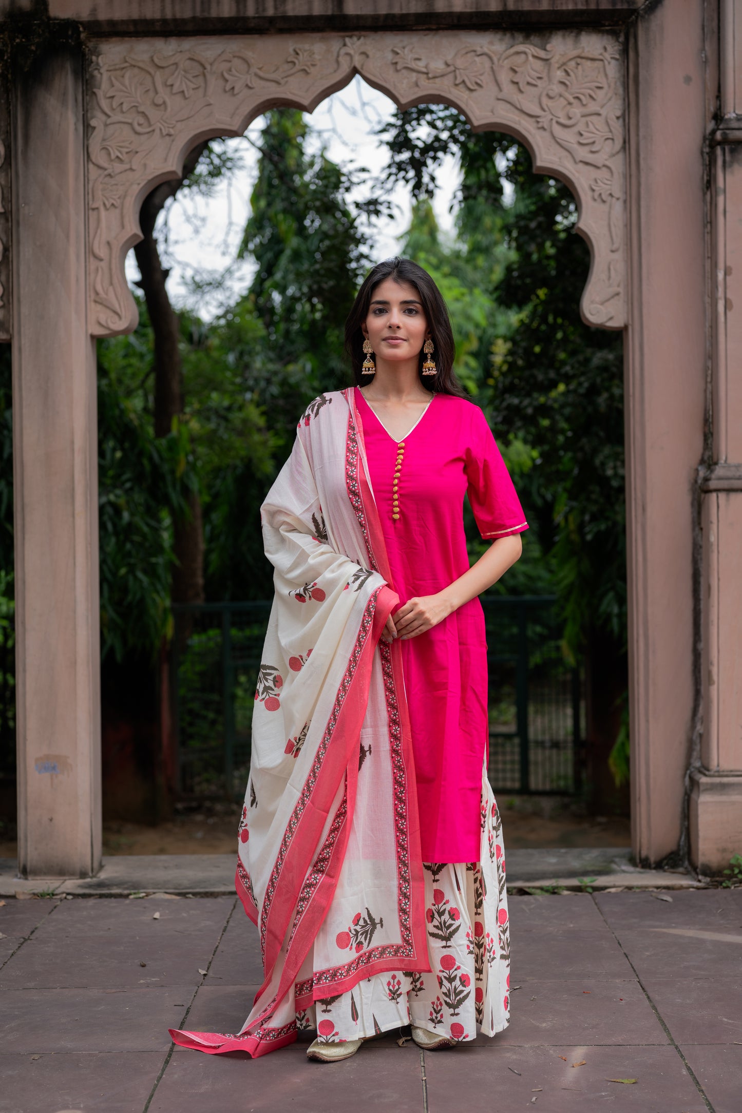 Gulabi Baghi Sharara Set