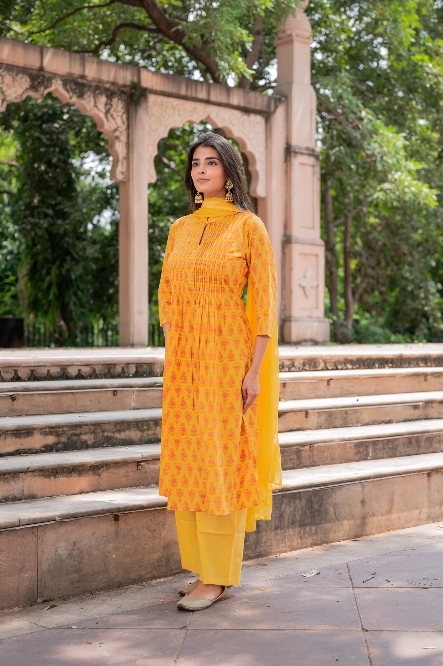 Summer Dream in Mustard Yellow Suit Set
