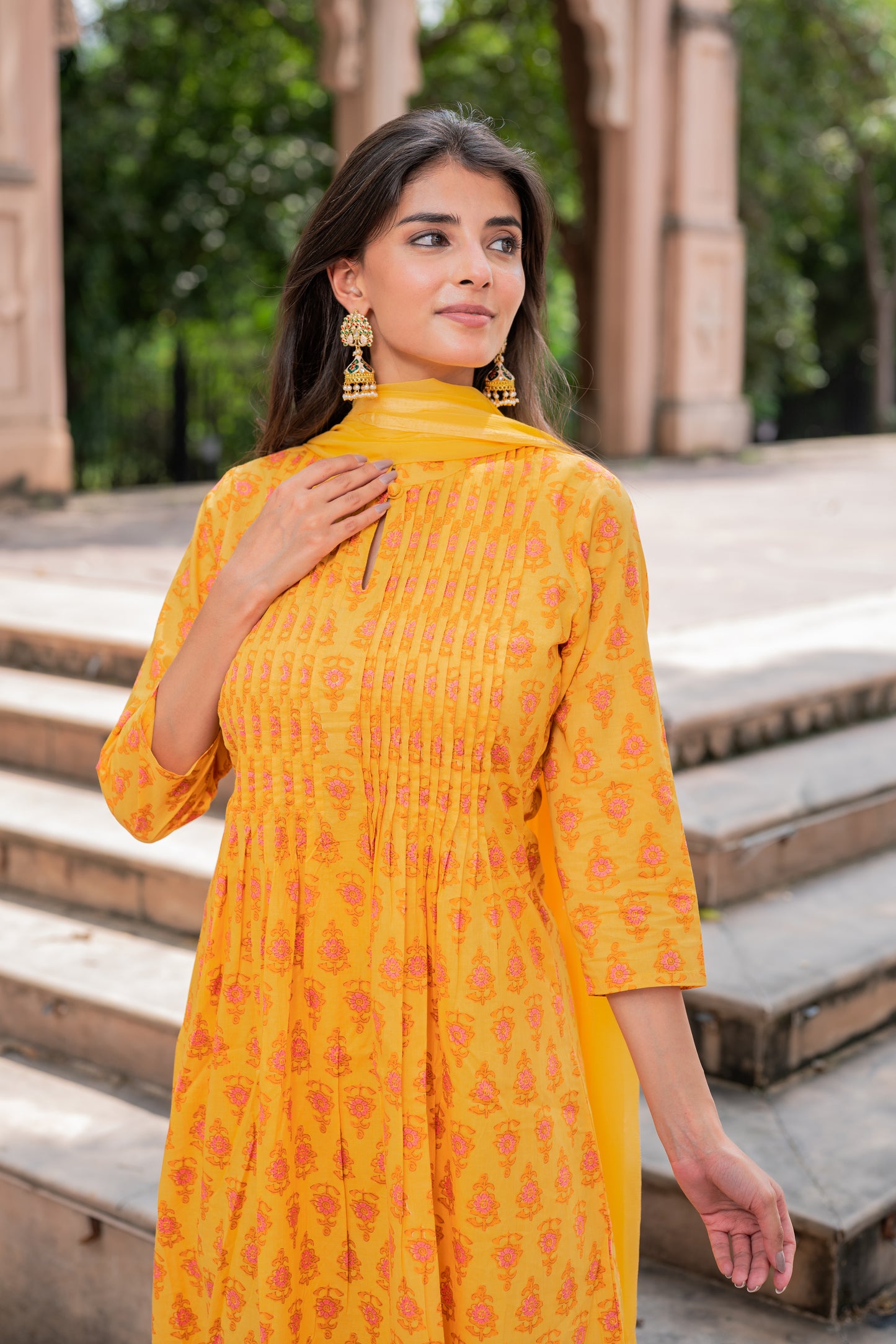 Summer Dream in Mustard Yellow Suit Set
