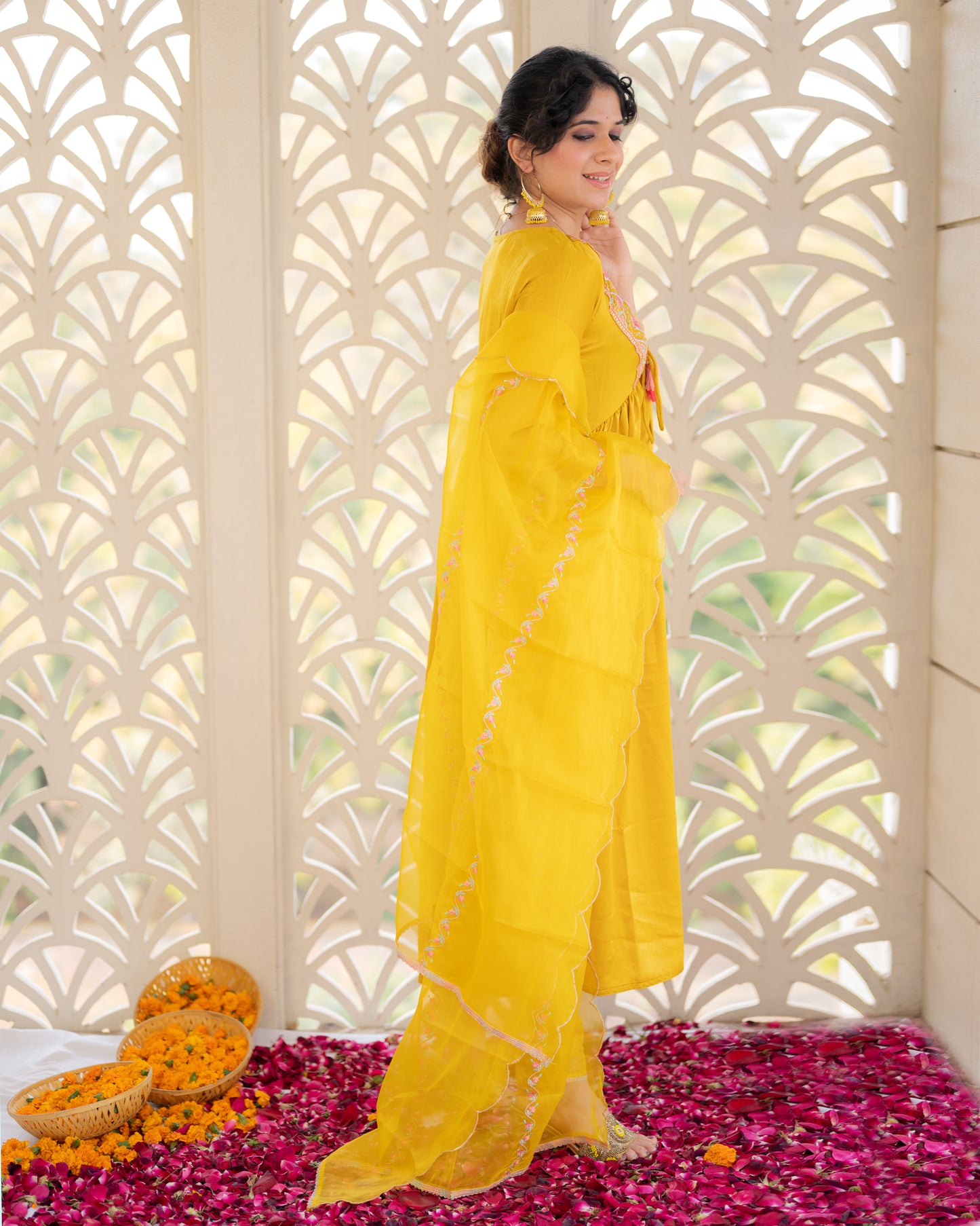 Mustard Yellow Suit Set