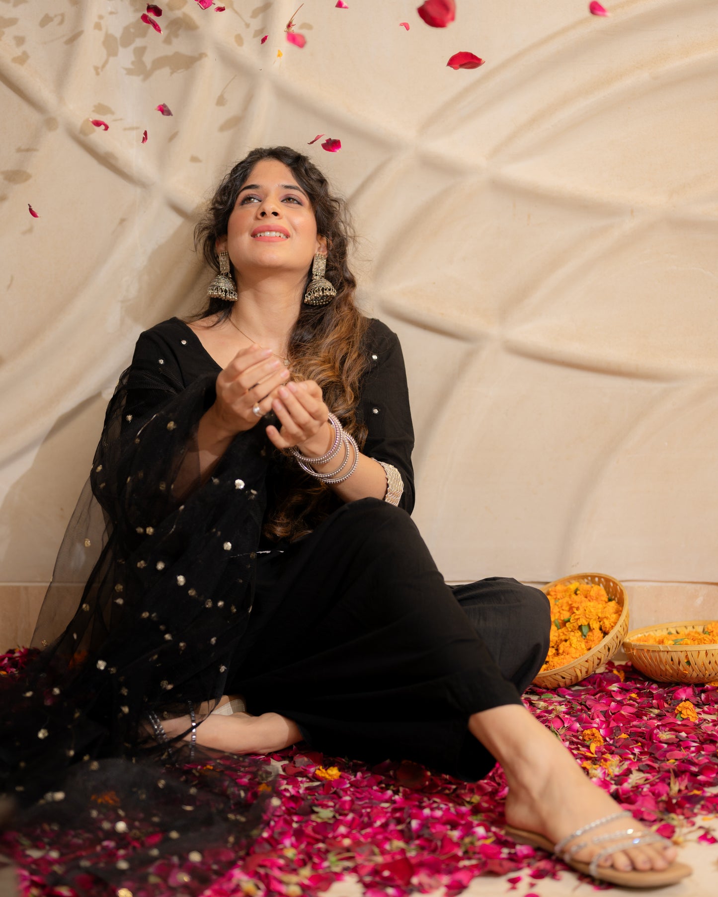 Black Punjabi Ptayala suit
