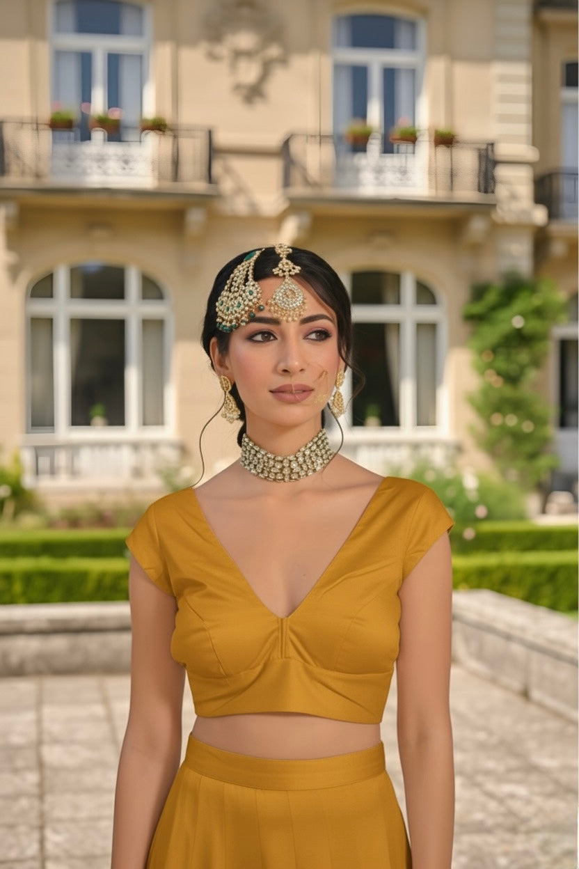 The Golden Hour Lengha