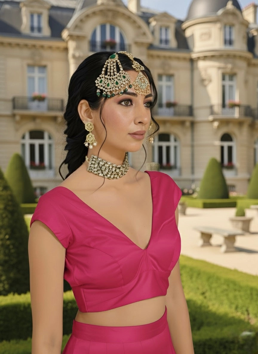 Fuchsia Dream Lengha Set