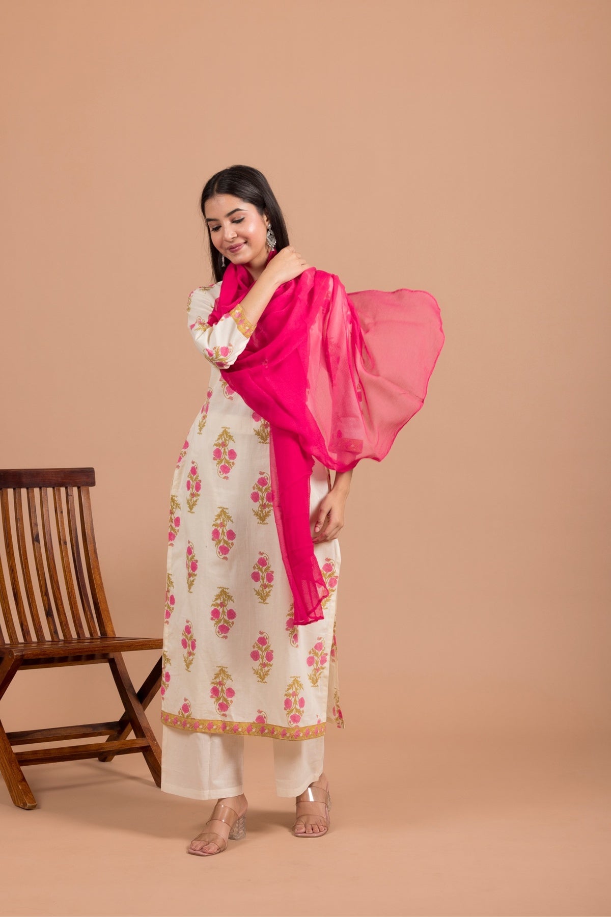 Gulabi Mehfil Kurta Set
