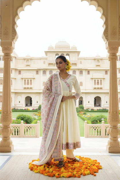 Ivory Gulnaz Suit Set
