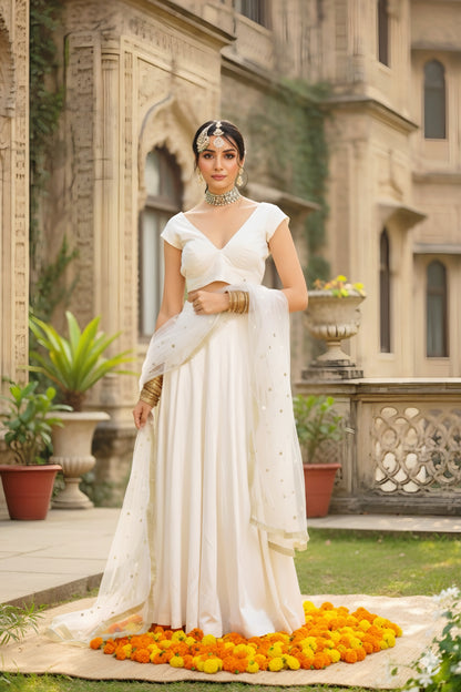 Silk Swan Sage  White Lengha