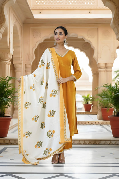 Sunheri Ziba Velvet Suit Set