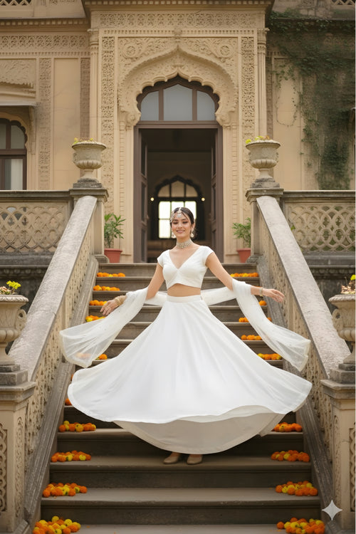 Silk Swan Sage  White Lengha