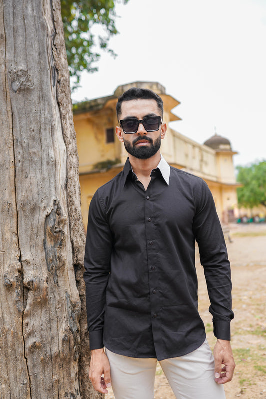 Dual Collar Mens shirt