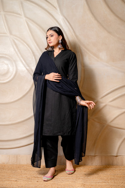 Midnight adda Suit Set