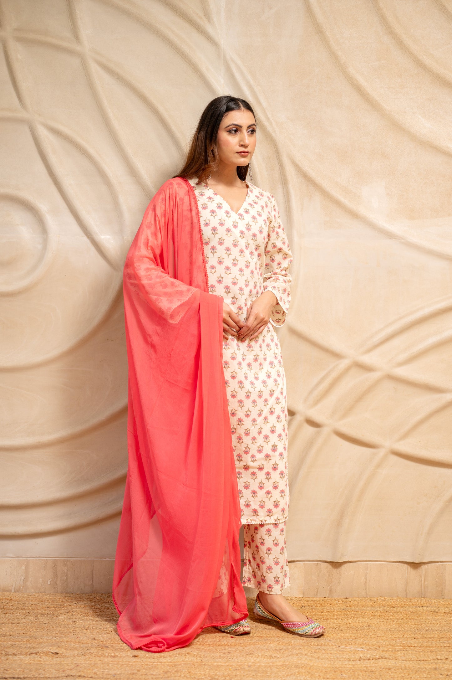 Peachy Sukoon Kurta Set