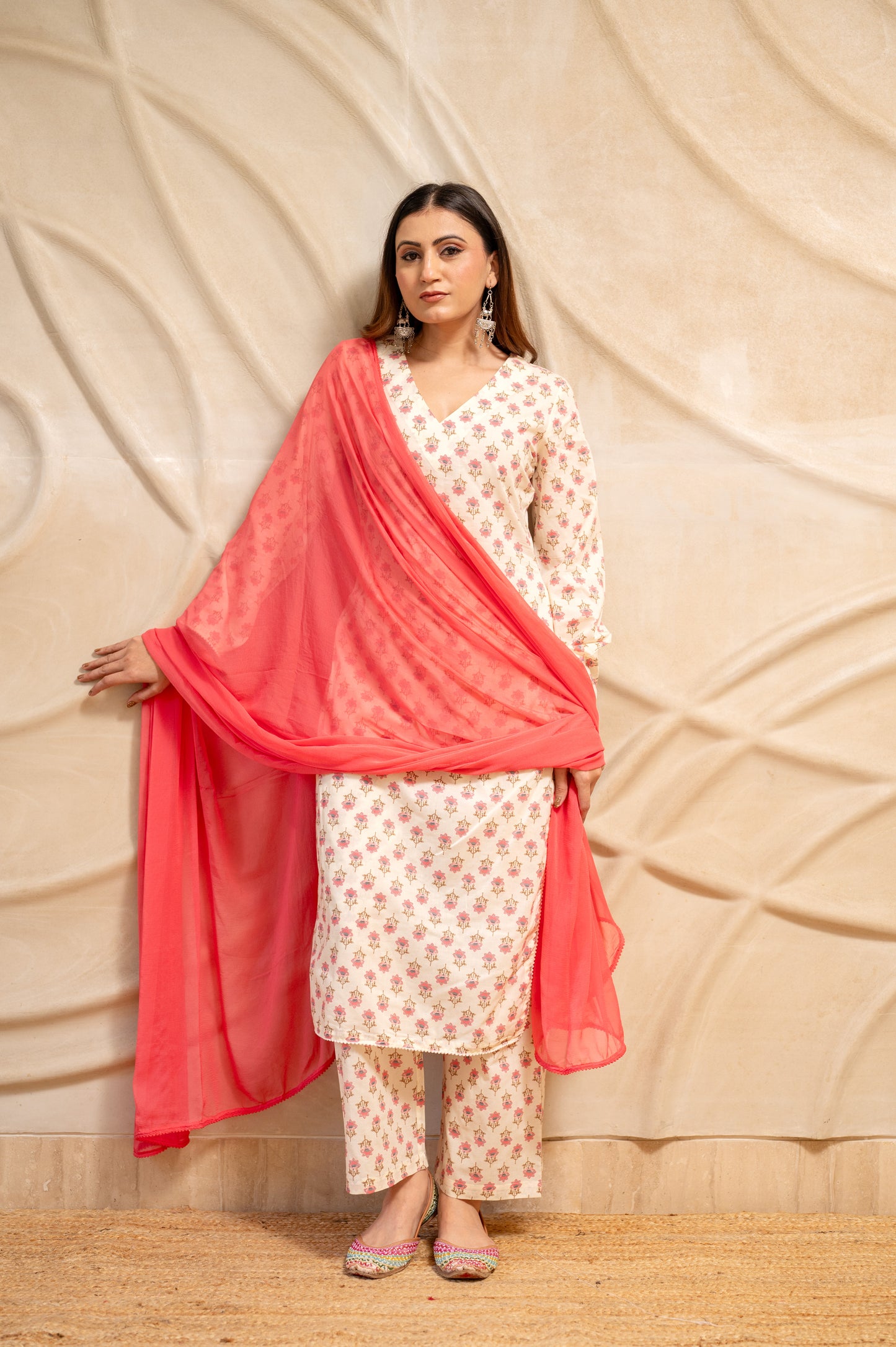Peachy Sukoon Kurta Set