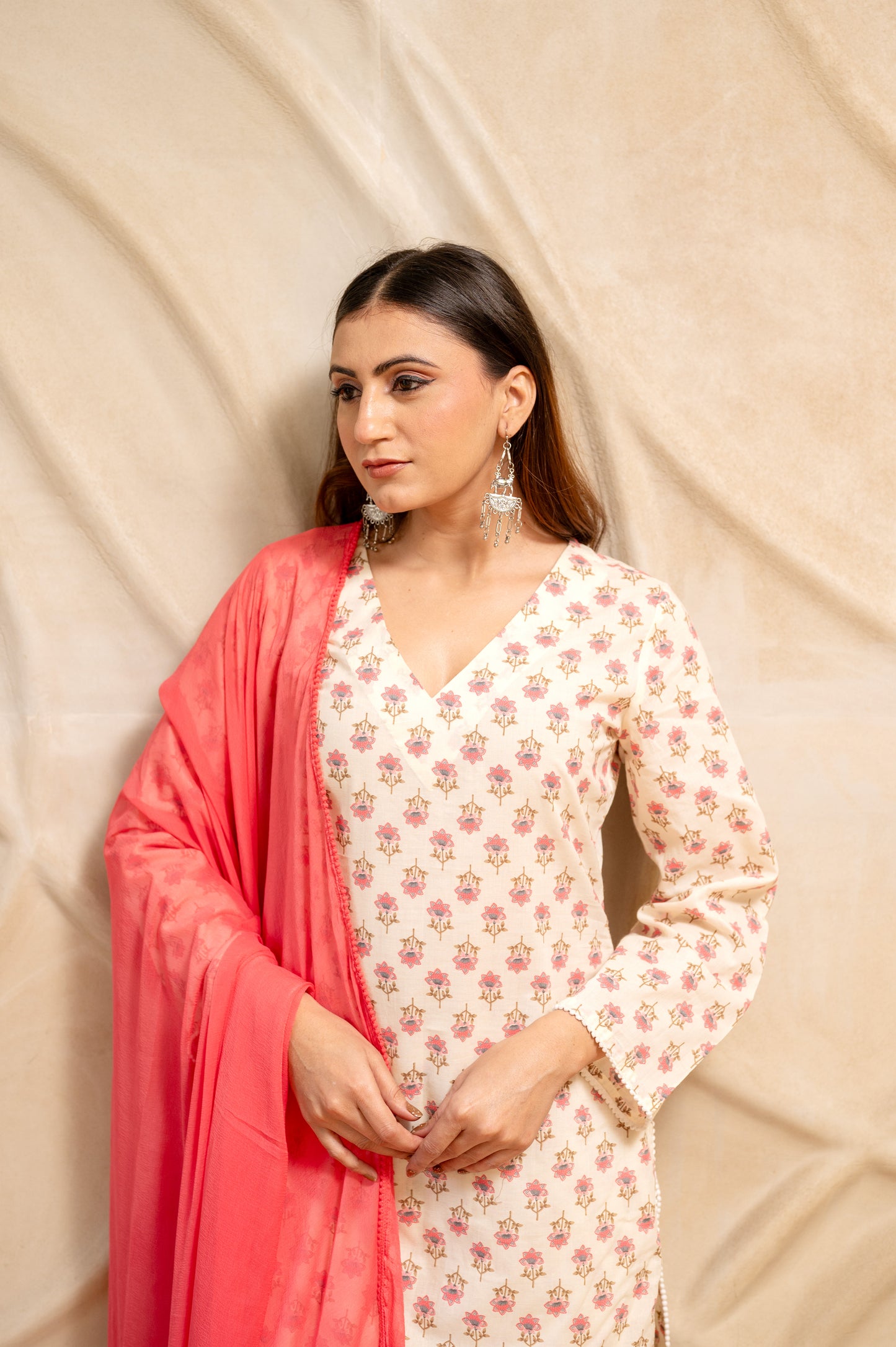 Peachy Sukoon Kurta Set
