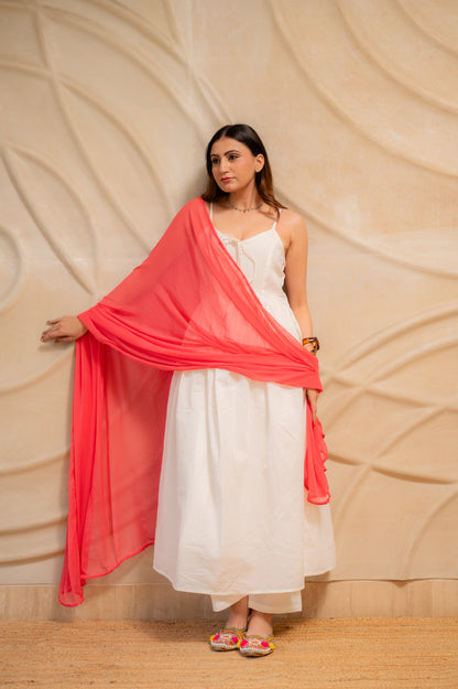 Chaandni Safed Kurta Set