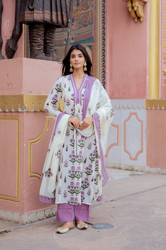 Orchid Purple Suit Set