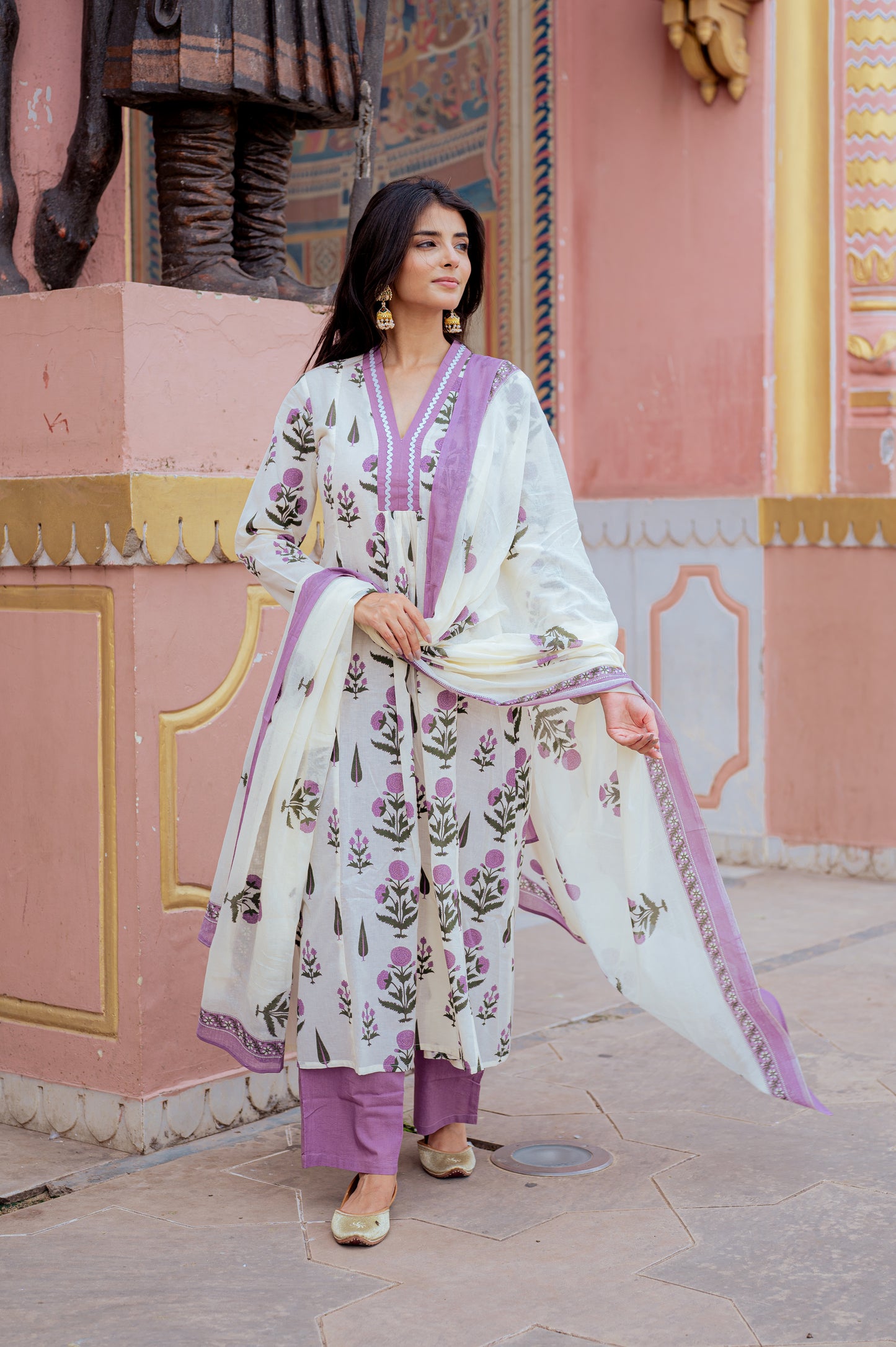 Orchid Purple Suit Set