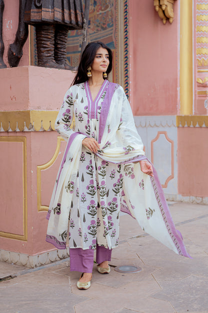 Orchid Purple Suit Set