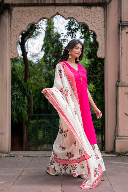 Gulabi Baghi Sharara Set