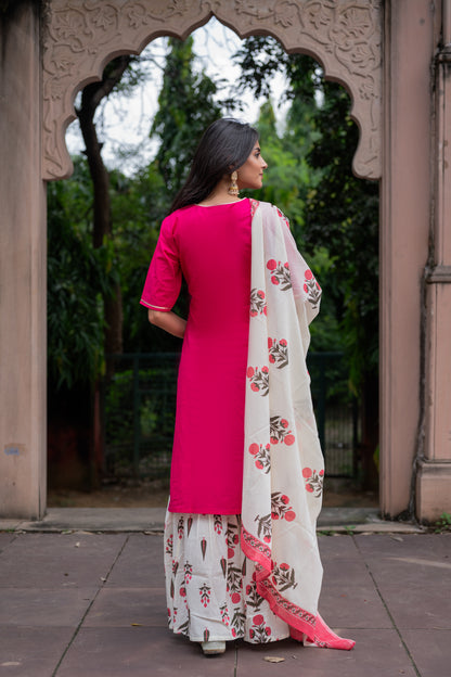 Gulabi Baghi Sharara Set