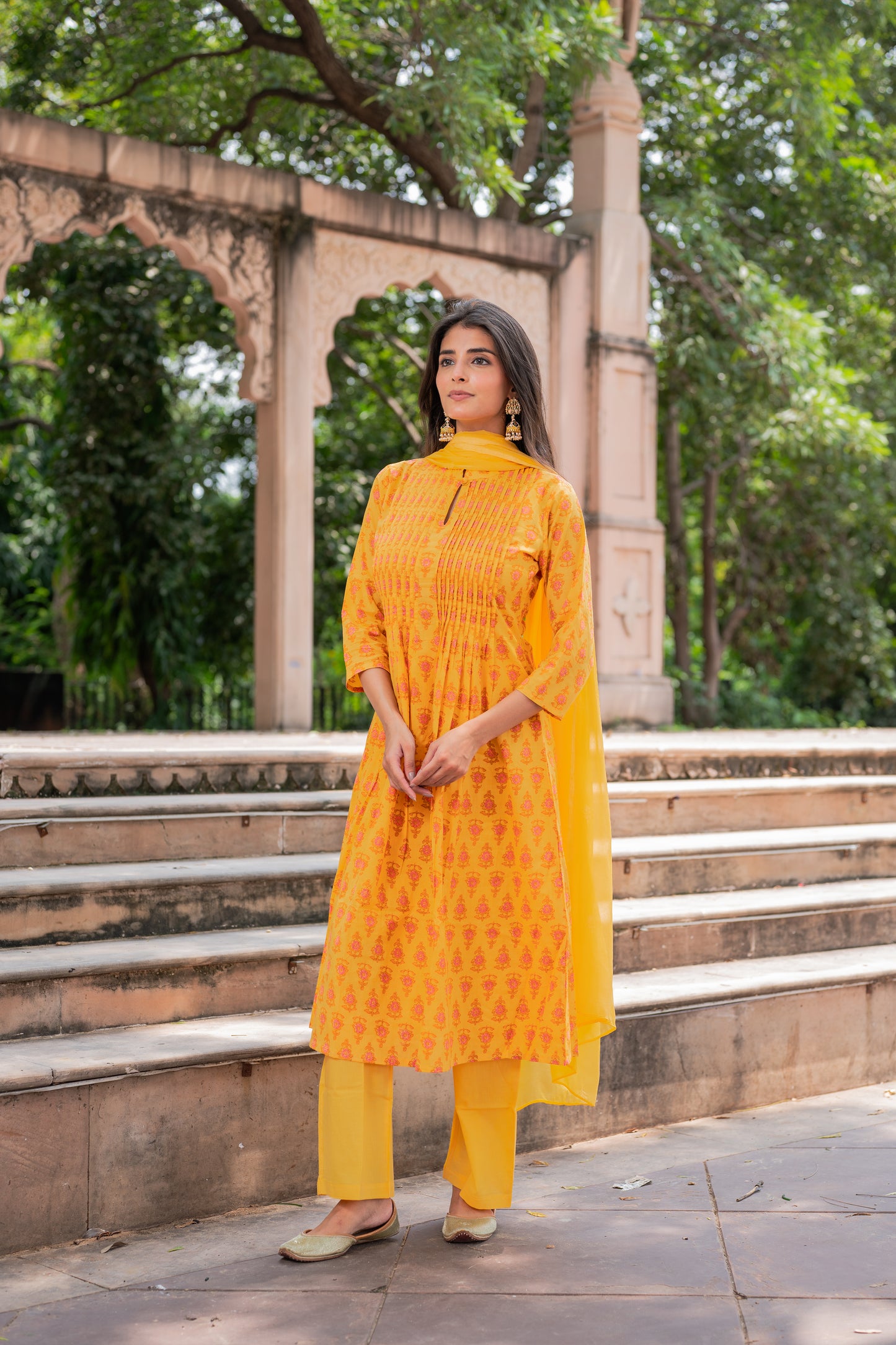 Summer Dream in Mustard Yellow Suit Set