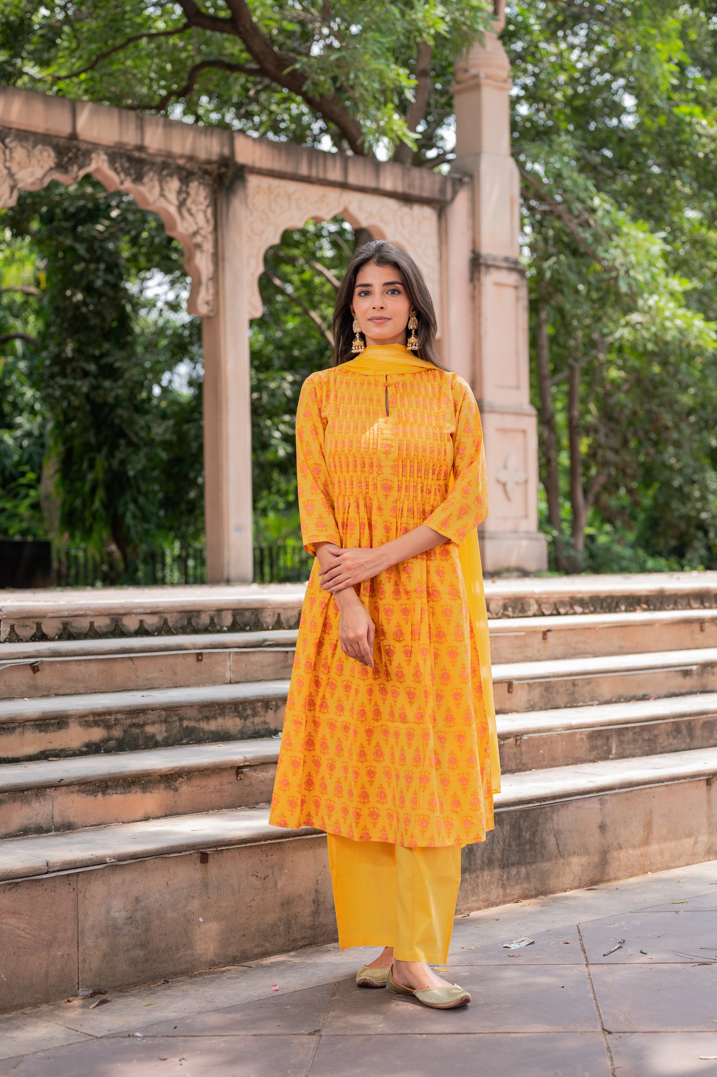 Summer Dream in Mustard Yellow Suit Set