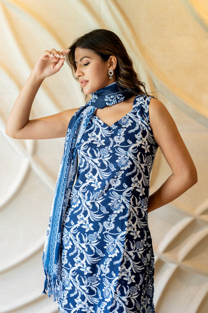 Indigo Blue suit Set ( Set of 3 )