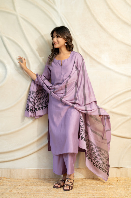 Lilac Suit Set ( Set of 3 )