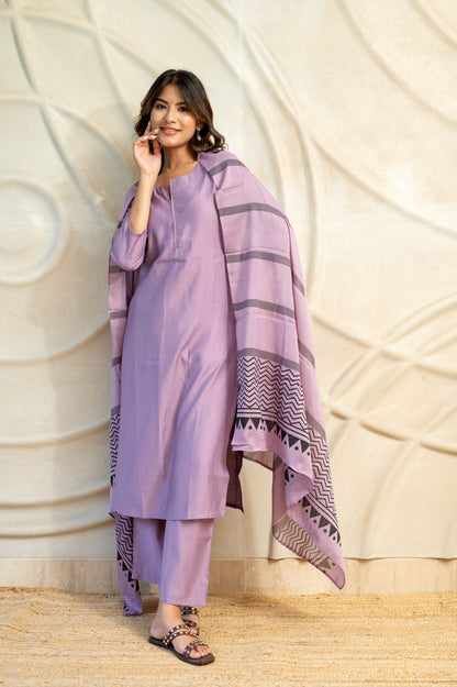 Lilac Suit Set ( Set of 3 )