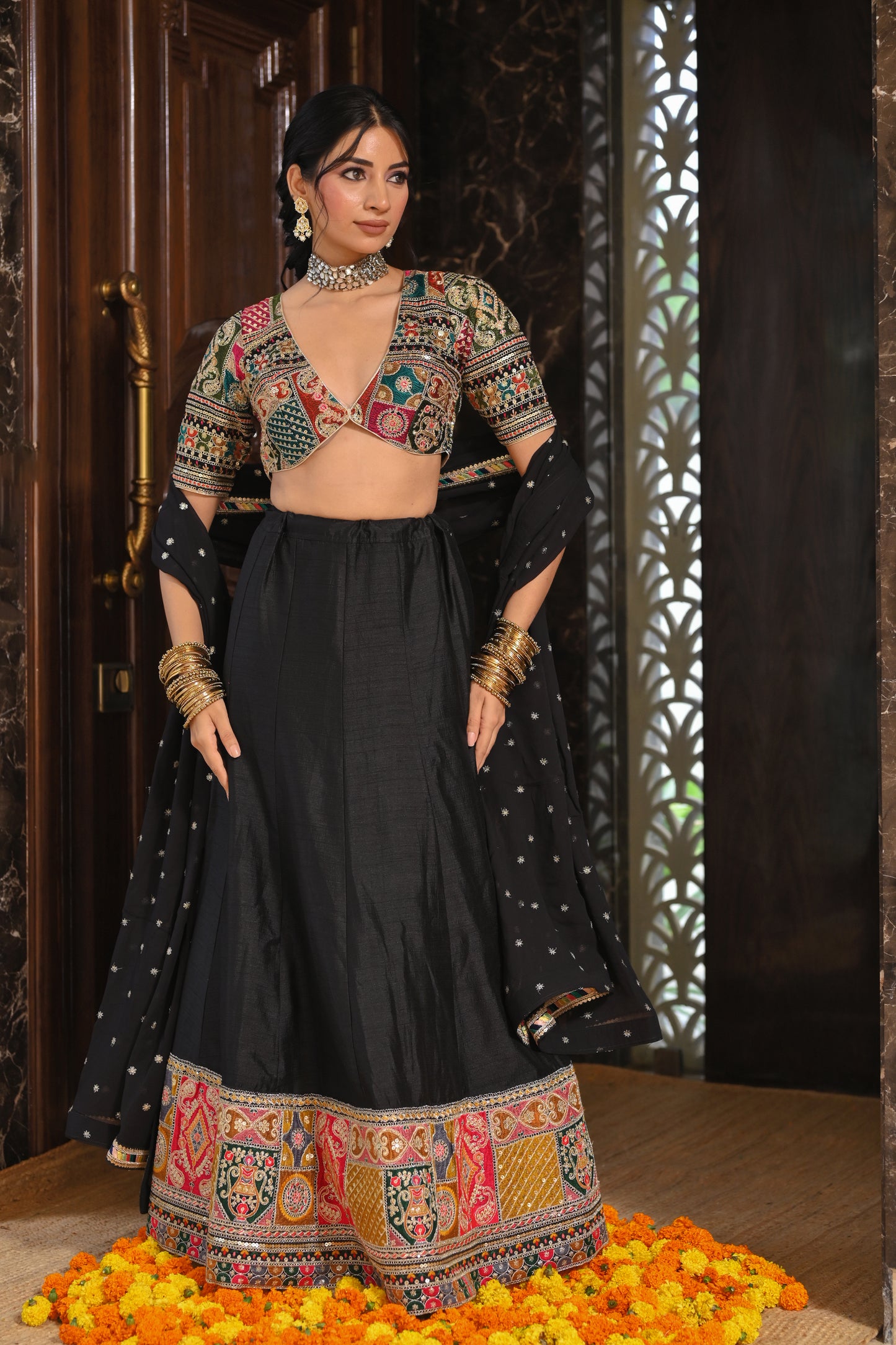 Raag Black Mirror work lengha