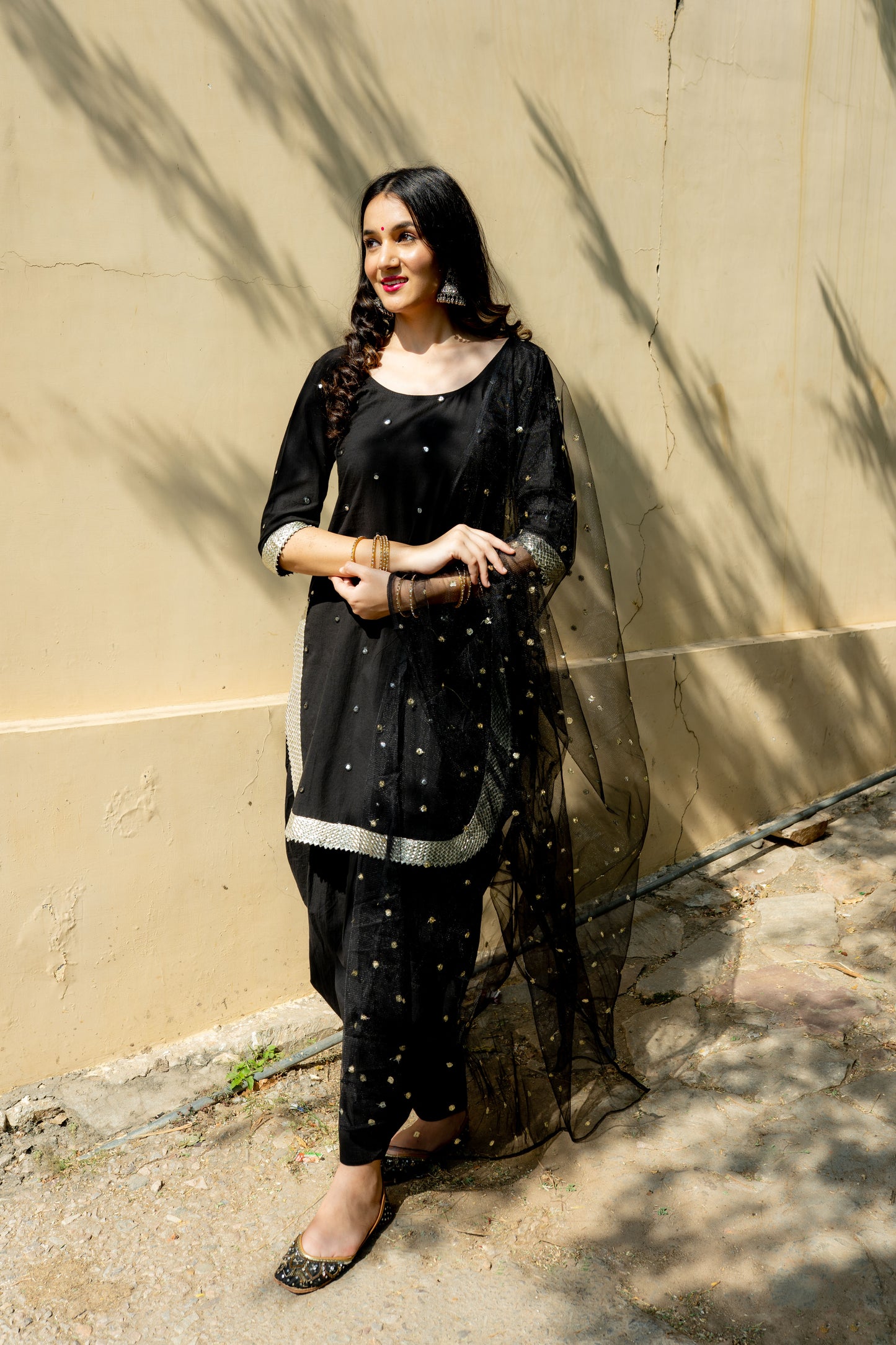 Black Patyala suit (Set of 3 )
