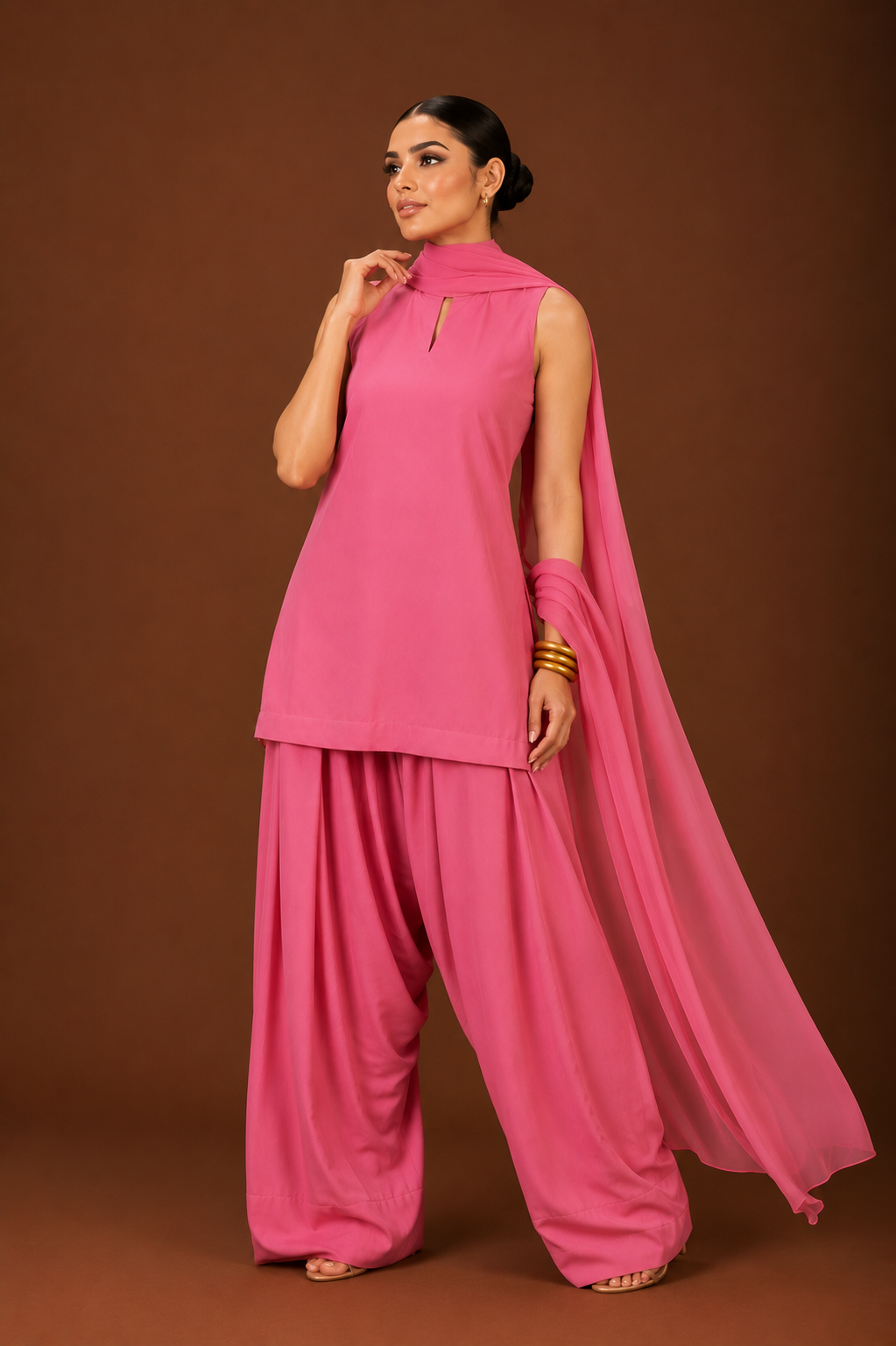 Rose Élan Farshi Suit Set