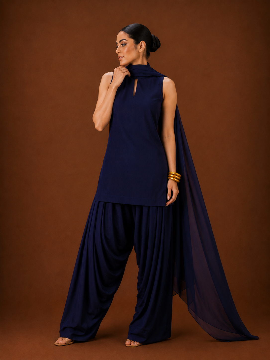 Midnight Muse Farshi Suit Set