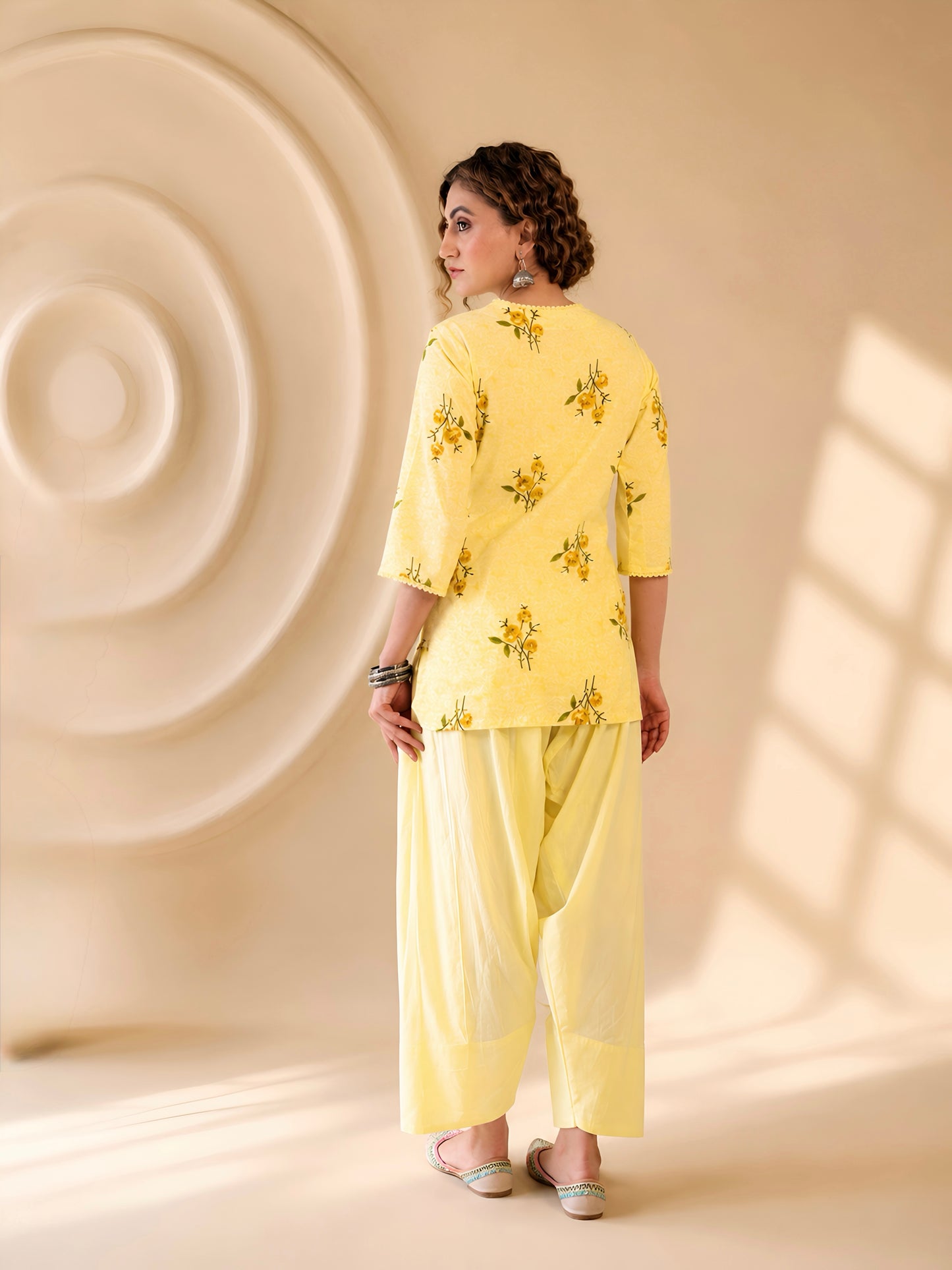 Phoolwari Floral Farsi Salwar Set i