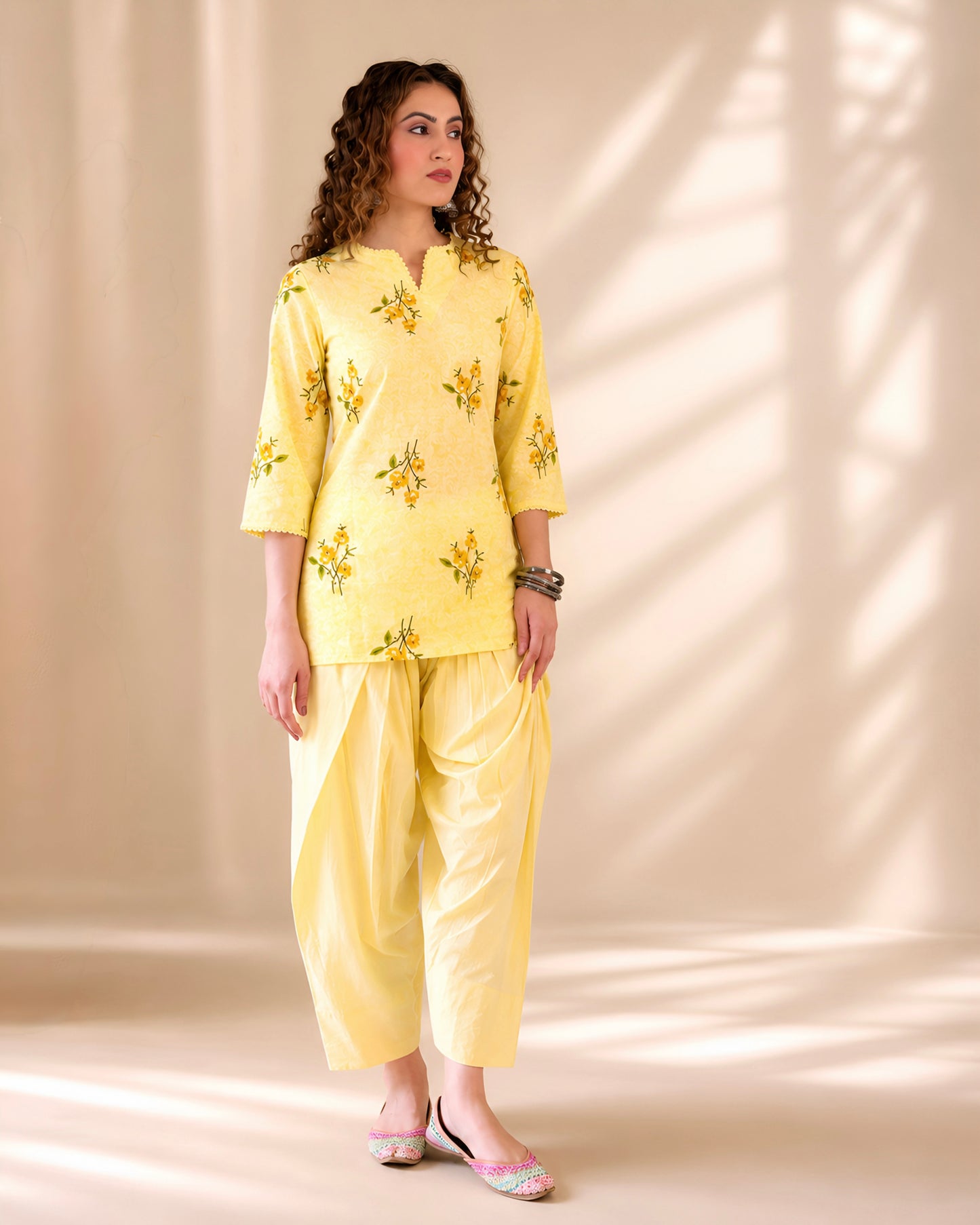 Phoolwari Floral Farsi Salwar Set i