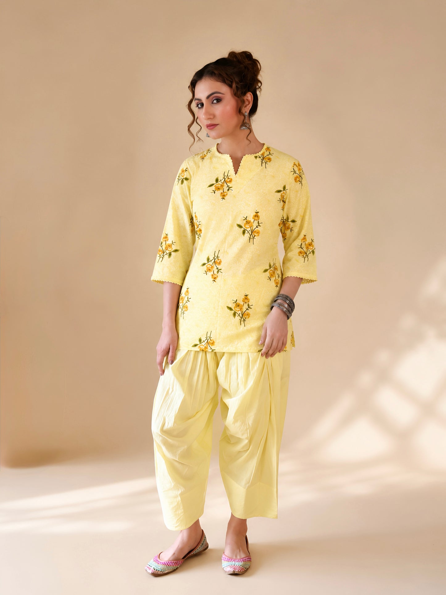 Phoolwari Floral Farsi Salwar Set i