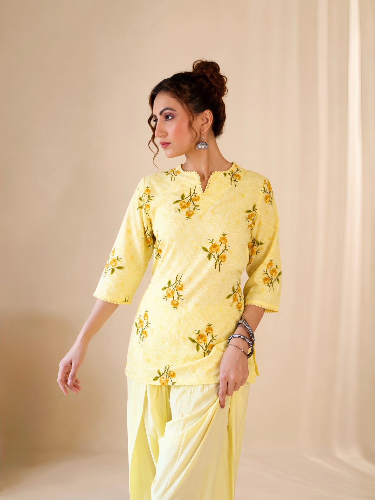 Phoolwari Floral Farsi Salwar Set i