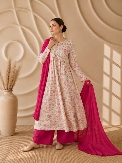 Gulnaar Floral Suit Set