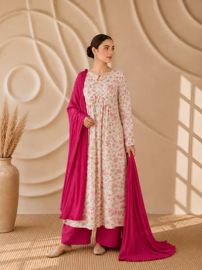 Gulnaar Floral Suit Set