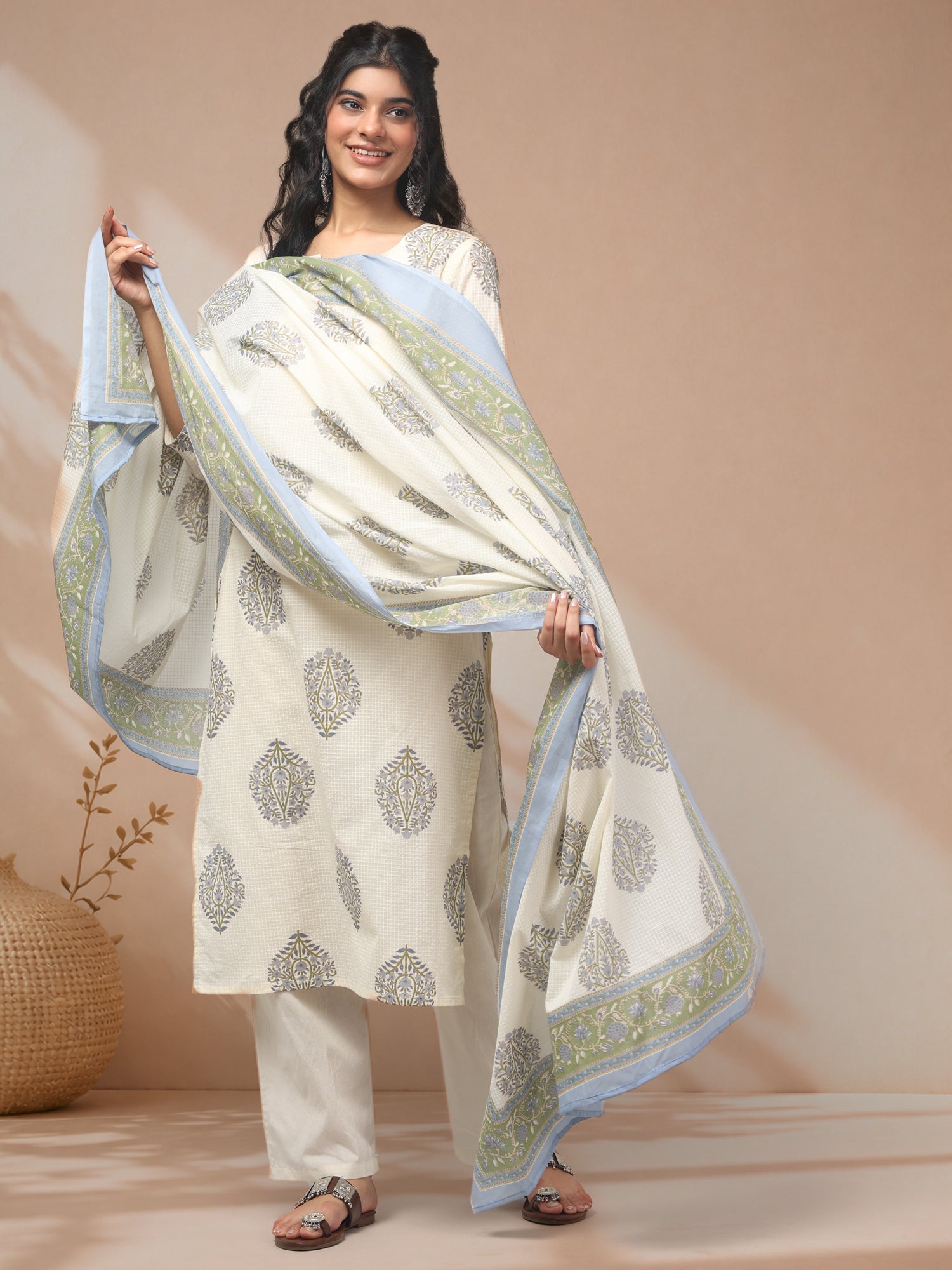 shop-cotton-kurta-set-for-women-blue