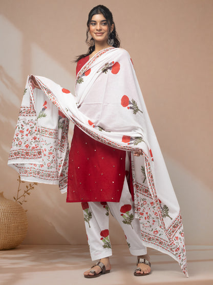 Shop designer cotton suit set for women online