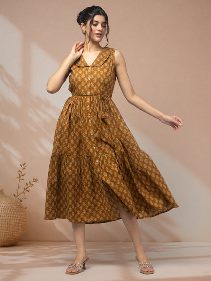 Shop midi dress for women ethnic style