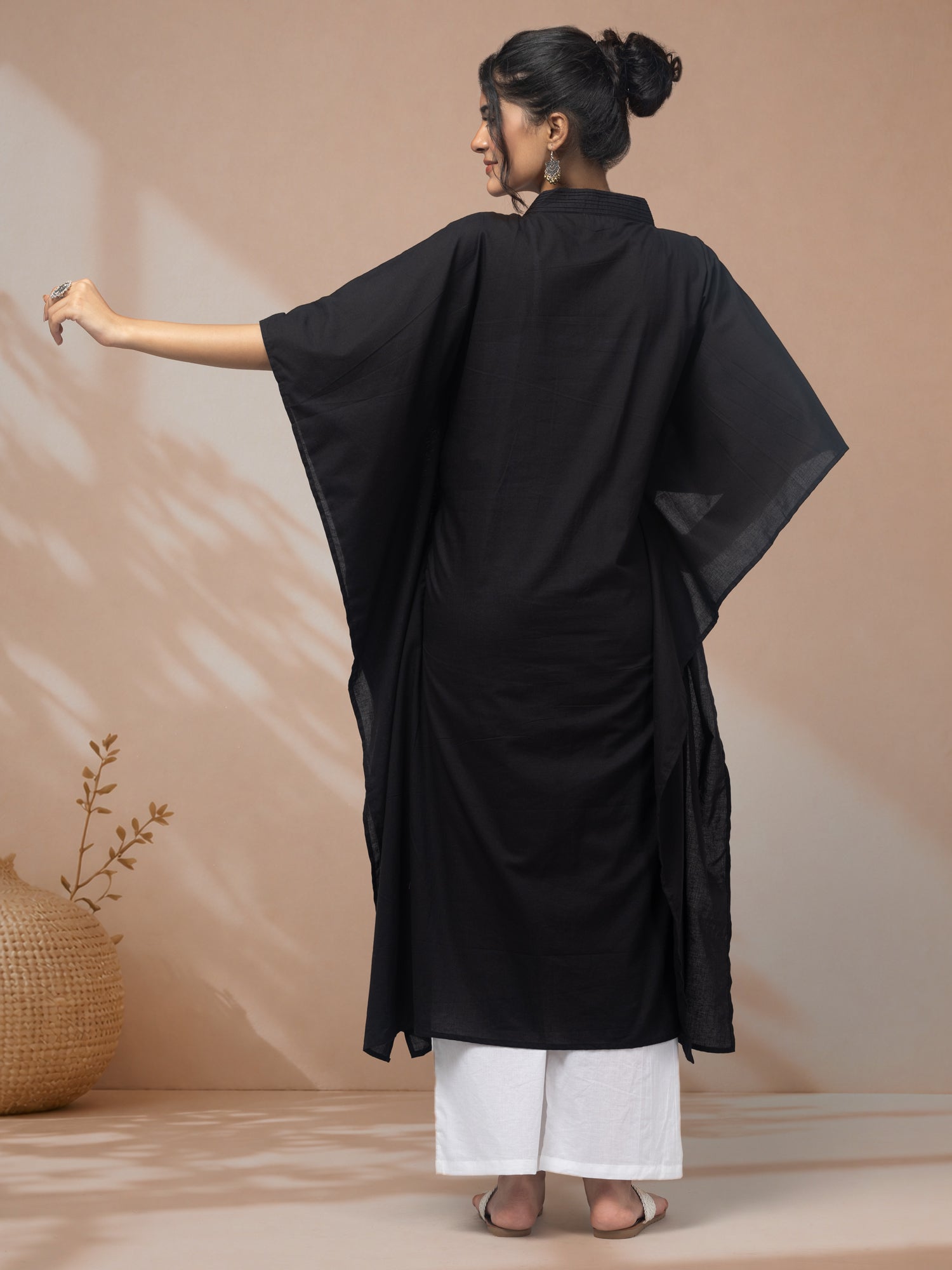 Purchase palazzo suit sets online black kaftan outfit
